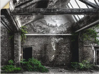 Produktbild von ARTland Wandbild, selbstklebend Lost Place - alte Fabrik Größe: 60x45 cm