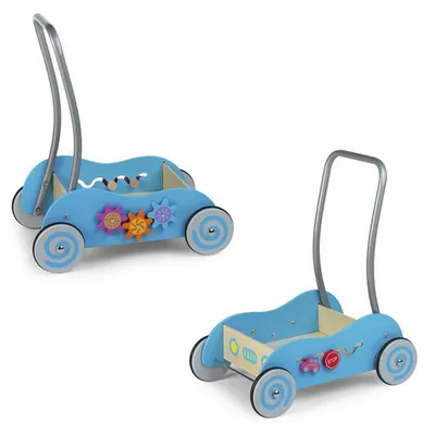Immagine prodotto di Simply for Kids Houten Duwwagen Blauw