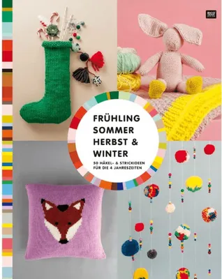 Produktbild von 50 Häkel- & Strickideen für die 4 Jahreszeiten (Rico Design)  