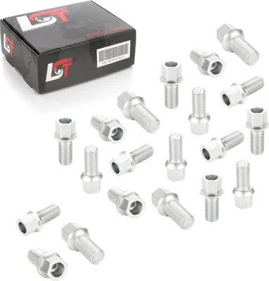 Produktbild von 20x Radschrauben Kugelbund M14x1,5x27 für AUDI 100 200 A6 V8 ALLROAD WHT002437