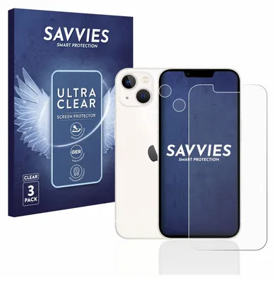 A product shot of a phone screen protector packaging and a phone with a screen protector applied.