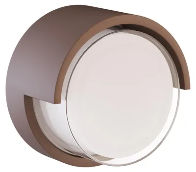 Immagine prodotto di Applique LED da Esterno Blis Round 15W CCT Switch 2700K/3200K/4000K Corten - Fascio 250 Gradi - Beneito & Faure - Illuminazione