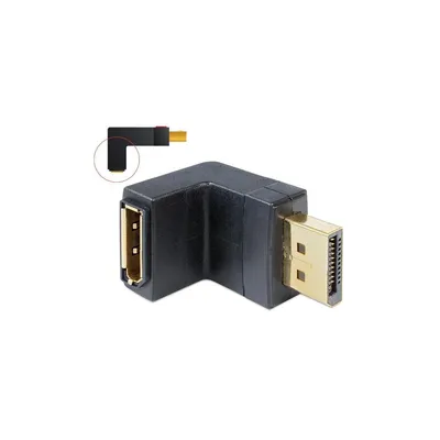 Produktbild von DELOCK Displayport Adapter DP -> DP St/Bu 90° unten
