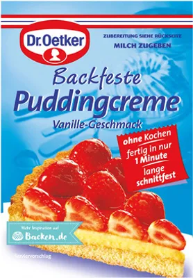 Produktbild von Dr. Oetker Backfeste Puddingcreme Vanille - 16 x 40 g