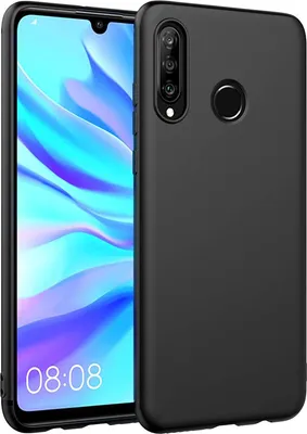 A black silicone phone case is shown on a black smartphone.