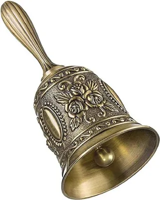 Produktbild von Famanu Tischglocke für Empfang und Meditation - Nachhaltige Handglocke für Haustiere und Dekoration
