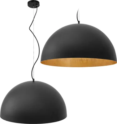 Produktbild von tooLight Pendellampe App379-1Cp Metall Schwarz 50Cm Runden 1-Lichtquelle E27 50X50X26Cm Einstellbar
