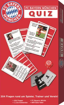 Produktbild von Teepe Verlag 22596924 - Bayern München Quiz Wissensspiel Fragen Antwort Fußball Verein