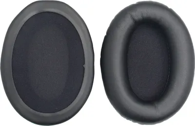 Image de Oreillette de haute qualité, remplacement, coussinets respirants, compatible avec Kingston HyperX Cloud II (peau de protéine noire)