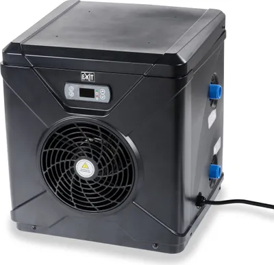 Image de EXIT Piscine Pompe à Chaleur 22m³ (5,5kW) – Chauffage Piscine – Pool Heater – Noir