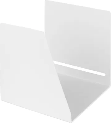 Produktbild von Natural Goods Berlin Magazin SHEET Zeitschriftenständer - Zeitschriftenhalter Wand Zeitungsständer Metall - Briefablage Wandmontage oder freistehend - Magazinboard aus Stahl, Weiß