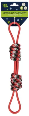 Produktbild von Haustierspielzeug Hund Tauziehen Gummi Rot 34 cm