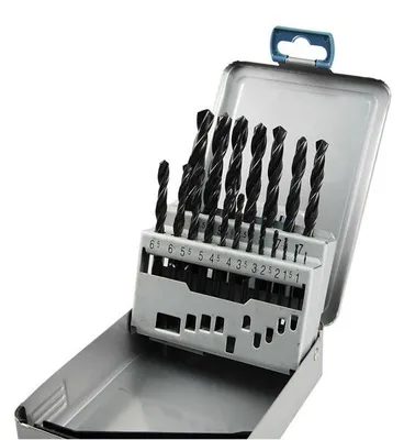 Produktbild von Metallbohrer in Metallbox, Satz mit 19 Stück, Ř1-10mm, je 0,5mm