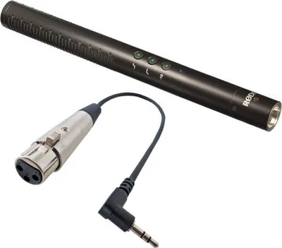 Produktbild von Rode NTG-4 Richtmikrofon mit TRS-Mikrofonkabel