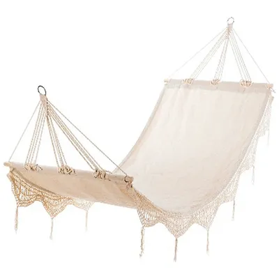 Obrázok produktu pre nabbi Hojdacia sieť Embu 200x80 cm - krémová
