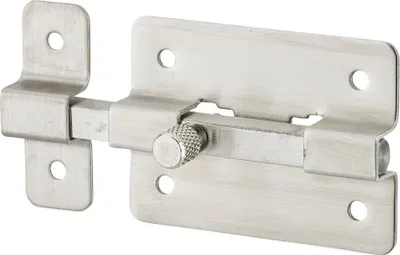 Image de Targette pour meuble, 50mm, inox, pêne plat - SP