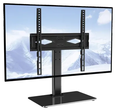 Produktbild von VEVOR Mobiler TV-Ständer, Mobiler TV-Wagen für 32 bis 70 Zoll Fernseher, Höhenverstellbarer Tragbarer TV-Ständer mit Rädern, Doppelschale für audiovisuelle Geräte, Rollender TV-Ständer mit Halterung für Schlafzimmer, Wohnzimmer, 81,3-139,7 cm, Fest