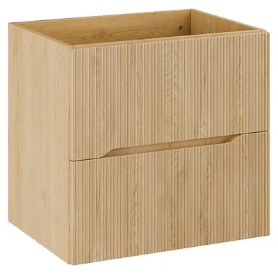 Produktbild von Waschtischunterschrank 60.2cm Isaline mit 2 Schubladen, Helle Eiche