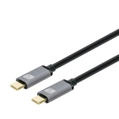 Produktbild von TECHLY USB3.2 Gen.2 Kabel Stecker Typ-C - Stecker USB Typ-C Schwarz 1m