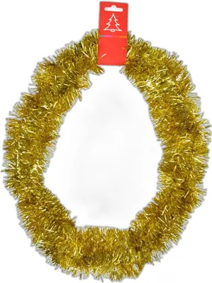 Image de Chaîne de sapin de Noël dorée Décoration de Noël 200 Cm