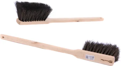 Produktbild von BawiTec Langstiel Handfeger 60cm Arenga Naturfaser Handbesen Handwerker-Besen Sicherheitshandfeger Langstielhandfeger Holzgriff 1 Stück Werkstattbesen