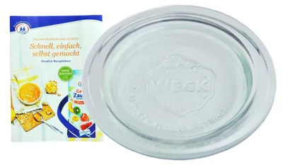 Produktbild von Weck Glasdeckel 100mm incl. Gelierzauber Rezeptheft von Diamantzucker