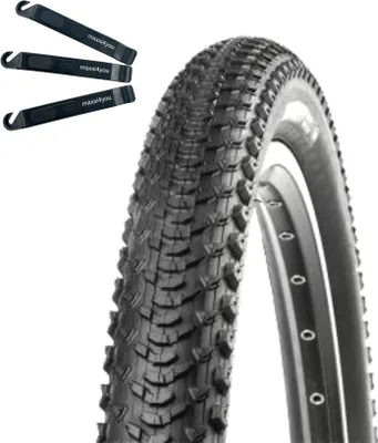 Zdjęcie produktu dla 1 x opona rowerowa Kenda K-1104 27,5" czarna 52-584 (27,5 x 2,10) wraz z dźwigniami do opon maxxi4you