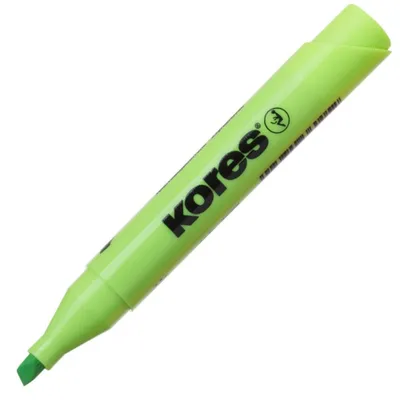 Obrázek produktu pro Kores zvýrazňovač kulatý silný zelený