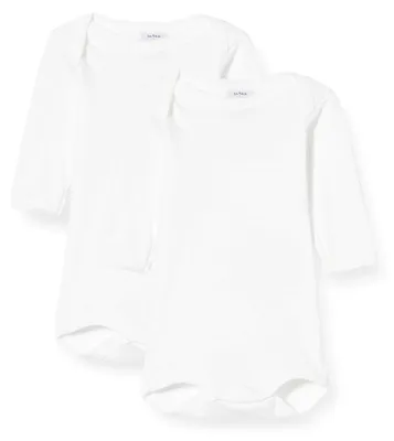 Productafbeelding van Petit Bateau Unisex babyromper, wit (Marshmallow Zwm), 0-3 maanden (herfst)
