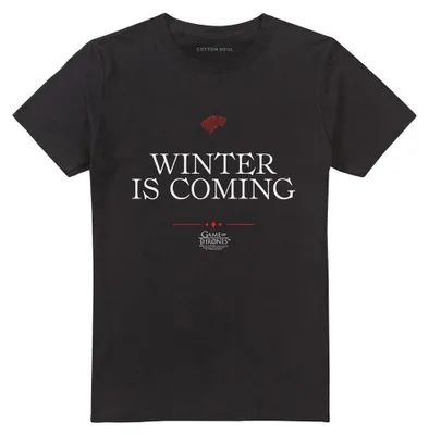 Produktbild von Game Of Thrones - "Winter Is Coming" T-Shirt für Herren/Damen Uni TV40973 (5XL) (Schwarz)