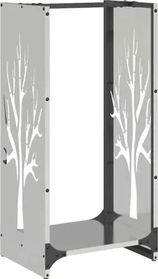 Produktbild von Brennholzregal 40x30x80 cm Edelstahl