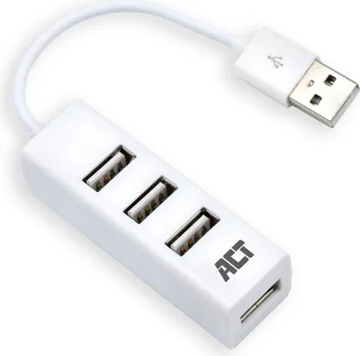 Produktbild von ACT  Mini-Hub mit 4 USB 2.0-Ports AC6200