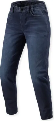 Produktbild von Revit Harper Tapered Damen Motorrad Jeans, dunkelblau, 34/30