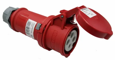 Produktbild von as-Schwabe CEE-Kupplung Rot Schraubanschluss 400V 32A 4-polig IP44