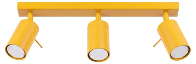 Produktbild von Plafond RING 3L gelb 3xGU10 10W Stahl 16x6x45cm Sollux Lighting