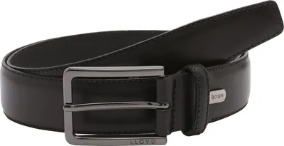 Produktbild von LLOYD Leder Gürtel Men's Leather Belt W120 Black schwarz