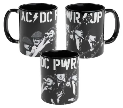 Keramikbecher PWR/UP, schwarz, 320 ml, Spülmaschinenfest