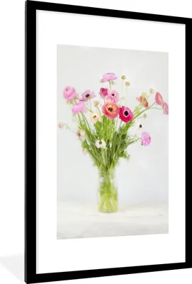 Produktbild von MuchoWow® MuchoWow® Gerahmtes Poster Stillleben - Blumen - Frühling 60x90 cm - Poster mit zchwarzem Bilderrahmen - Dekoration - Wandposter Wohnzimmer - Hochwertig