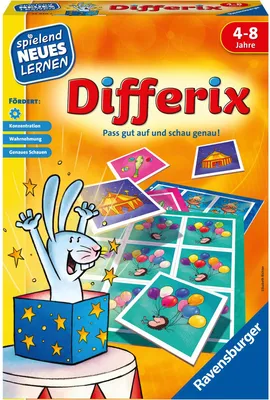 Produktbild von Ravensburger Spielend Neues Lernen Konzentrations- und Legespiel Differix 24930