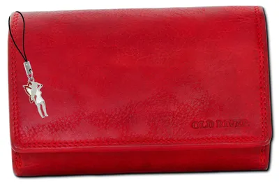 Immagine prodotto di Portafoglio rosso Old River in pelle D2OPD421R