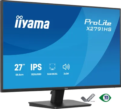 Produktbild von iiyama ProLite X2791HS-B1 Computerbildschirm 68,6 cm (27") 1920 x 1080 Pixel Full HD LED Schwarz