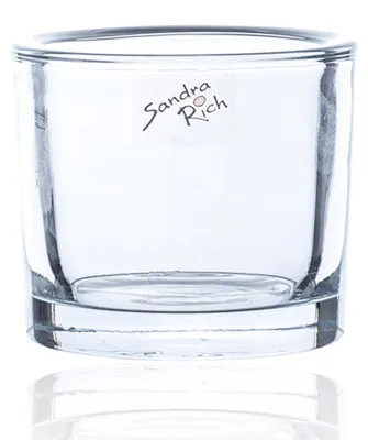 Produktbild von SANDRA RICH, Glasübertopf " cylindrical heavy Pot H 8cm/9cm"