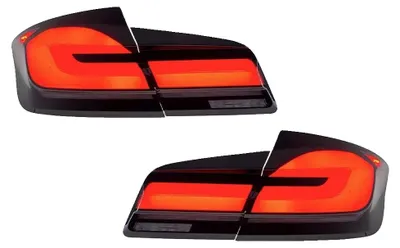 Immagine prodotto di Fari posteriori, tecnologia LED, indicatori di direzione dinamici, colore nero e rosso