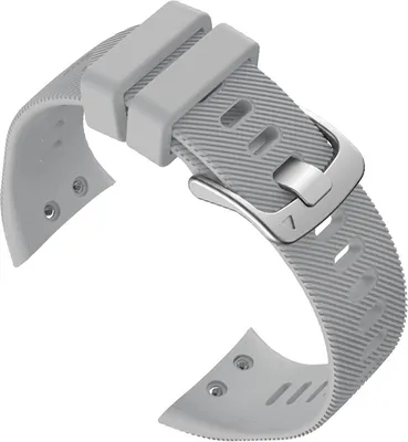 Produktbild von INF Silikon-Uhrenarmband für Garmin Swim2/Forerunner 45 Grau