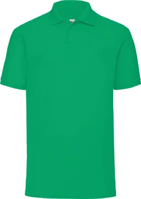 Produktbild von Fruit Of The Loom 65/35 Herren Piqué Polo-Shirt, Kurzarm BC388 (S) (Grün)