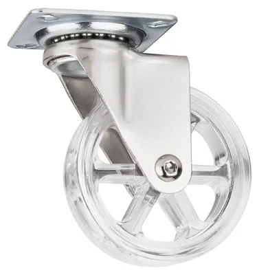 Produktbild von SOTECH Möbelrolle RAPID Ø 75 mm transparent – ohne Bremse