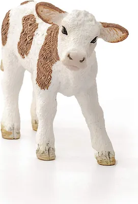 Produktbild von schleich FARM WORLD Fleckvieh-kalb, 3 Jahr(e), Farm, Farm animals / farm toys, Mehrfarbig, Kunststoff, 1 Stück(e)