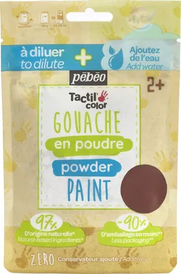 Image de Poudre de gouache - 100 g - Braun
