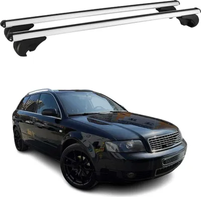 Produktbild von Dachträger Grundtäger für Audi A4 B6 Avant 2001-2004 75kg Aluminium Silber 2 tlg