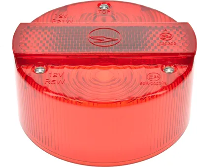 Produktbild von Rücklichtkappe f. Bremsschlußleuchte BSL, ø 120mm - rot - 3 Schrauben - Lichtaustritt 8520.26-200